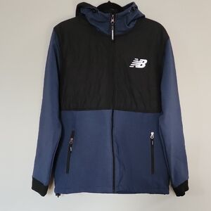 NEW BALANCE MEN'S HOODED SOFTSHELL JACKET
